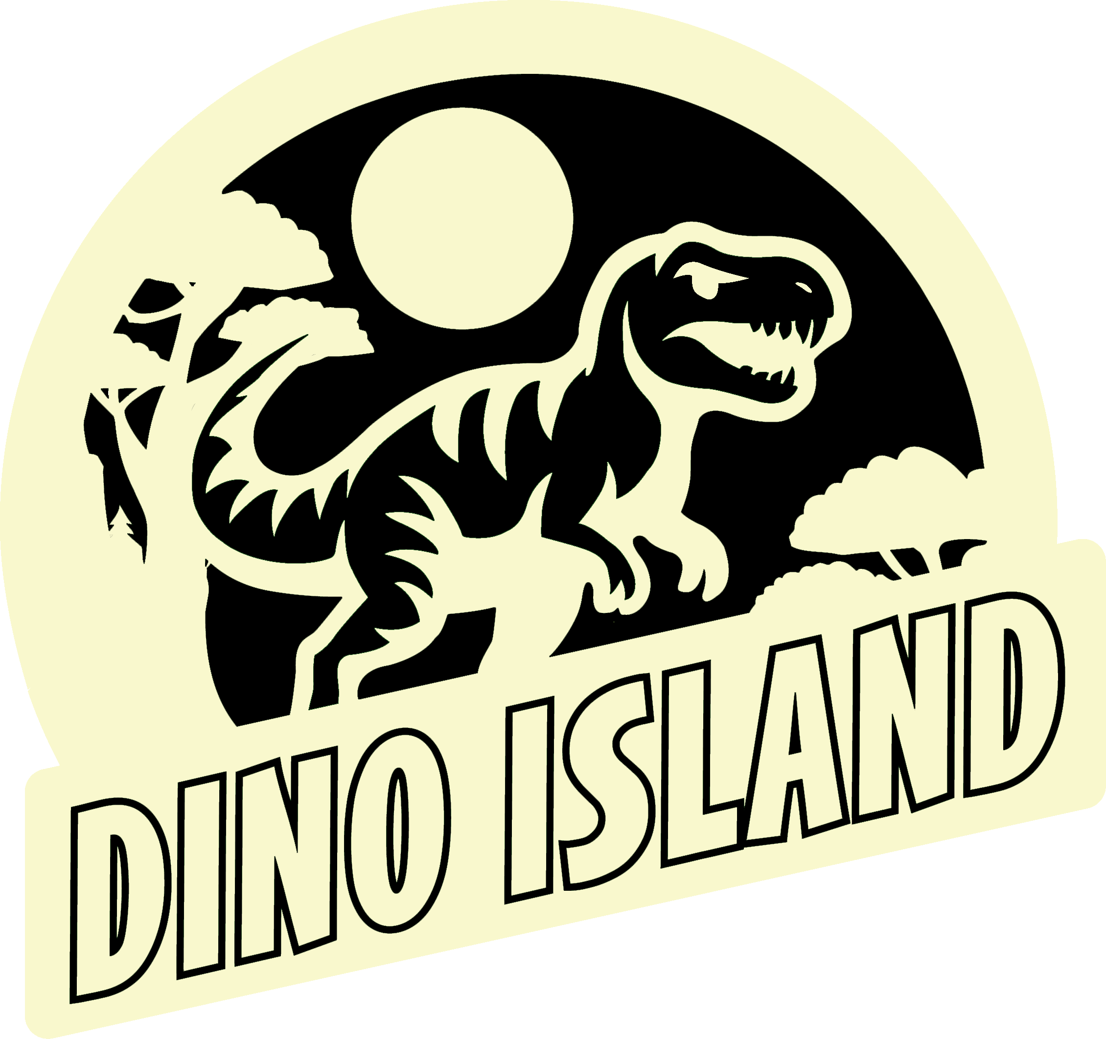 DinoIslandLogoWB
